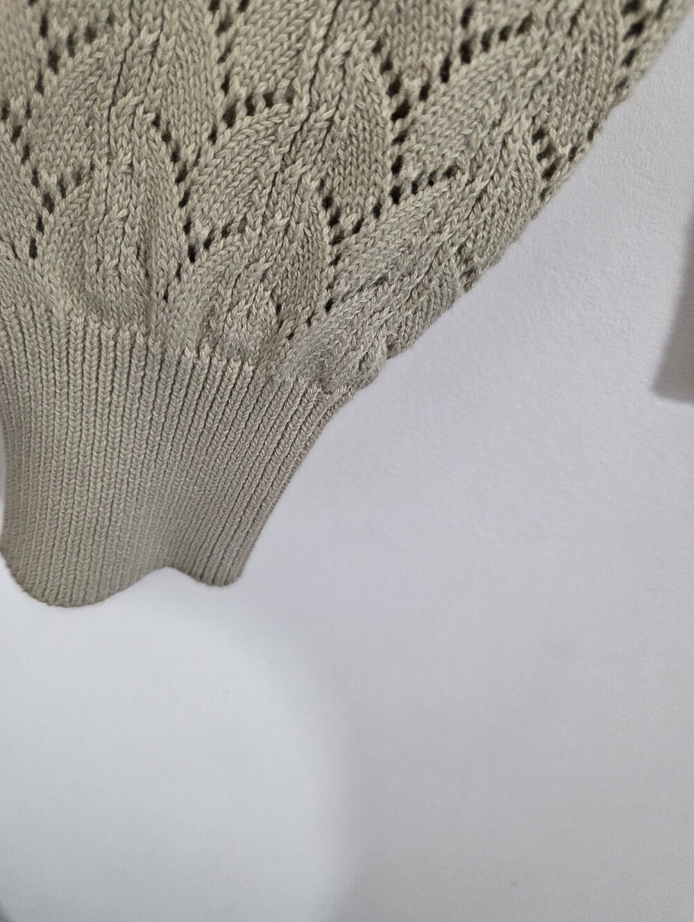 NWT LOFT Cardigan Sweater Lightweight Tan Beige V-neck Boho Size XL - Picture 5 of 10